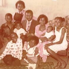 Yaounde, so many years ago. Dad, mum and all their kids