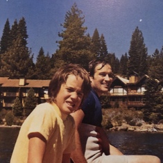 I remember as a kid how much Pete loved boat rides in Tahoe❤️