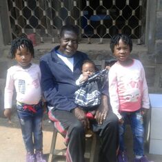 Bambot with granddaughters