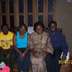 Visiting with Bambot and Ma Mary in January 2005 accompanied by Ma Lilian
