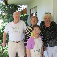 Peter, Hanh, Kathy, and our friend Elke Aulmann (Darmstadt) in 2014