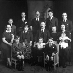 Top Left: My father Peter, Brother Teddy, Brother-in-law George Bantis, Brother Gregory, Brother Steve, Sister Kasiane, Despina (Yiayia) Mitrakas, Paul (Papou) Mitrakas, Sister Daphne