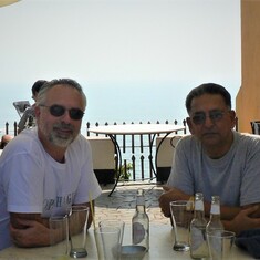 Dad & Paul - Goa 2005