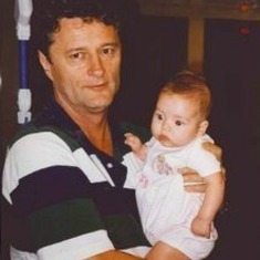 Peter with Godchild, Marcella 1997