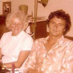 Thanksgiving 1977 - Peter with his mother, who was visiting us from Slovakia for the 1977 holiday season.