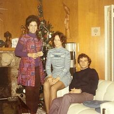 Christmas Eve 1971 - This was the first Christmas that Peter spent with our family.  Peter and Yvonne met in summer 1971.  I liked him right away, because he bore a strong resemblance to my  brother, who died tragically when I was 22.  And he was always v