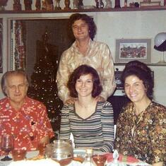 Christmas Eve 1976 - We celebrated Christmas with my daughter Yvonne and son-in-law Peter at our home in Venice.  I was happy they bought a house only 3 houses from ours.  So we saw them often.