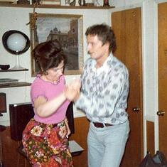 September 1973 Dancing with my son-in-law
