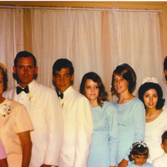 Peter 3rd from left at Tommy's (RIP) wedding