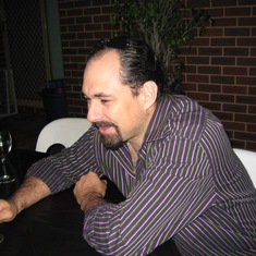 Contemplative at a Barrick BBQ - Perth September 2007