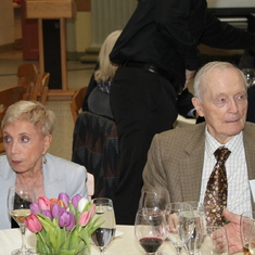 Pete and Beverly at Pat Dixon's Retirement Celebration- Walker Memorial May 17, 2014