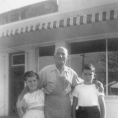 Peter, Maria, and their father, Themistocles.1948