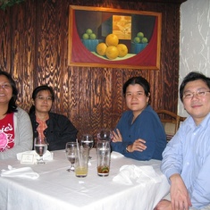 December 2004, Rest Pez Dorado with Susana and Su-Lieng