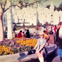 Family trip to Disneyland. Check out those boots.  Mom loved the '70s