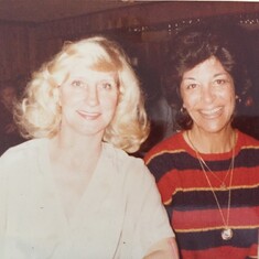 Mom with friend Betty Smith (Rich's mom) circa late 70s