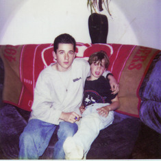 Stephen and his brother Jimmy