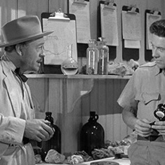 In 1957, Phil played a geologist in "Monolith Monsters." It was the film's finest performance.