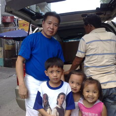 at macaneneng with grandchildren