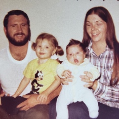 1978, Phil, Nicole, Natalie, and Patti