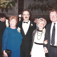 Dad, Helga, Grandma Hill, and Phil Kenville