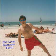Phil on the beach