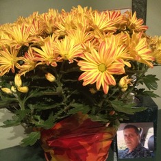 Flowers sent by Dolly Steiner. Thank you Dolly