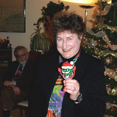 Phil's wife Susan at the Humphrey Holiday Party Dec 2000 (3)