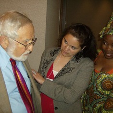 Turkey and Namibian fellows with Phil in 2008