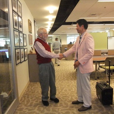 Professor Philip S Brachman Kindly met me when I visited him in his Office in 2013.  