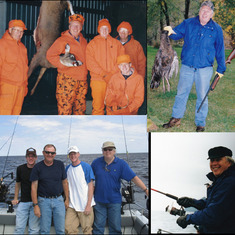 Hunting and fishing friends.