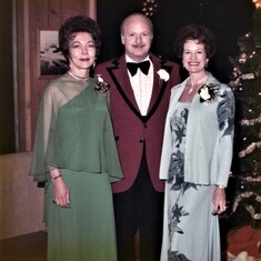 Elizabeth (Winnie), Phil, Christine at Lynn's Wedding December 1978