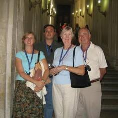 2006 - Rome, Italy at the Vatican with Barbara, Bruce, Mom and Dad.