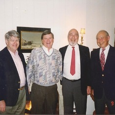 1994, September - The Lyddon boys at Cliff's house - Richard, John, Phillip, Clifford