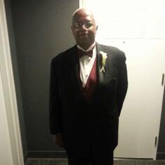 Dressed and ready to go to grand-daughter Brienne's wedding in Atlanta...