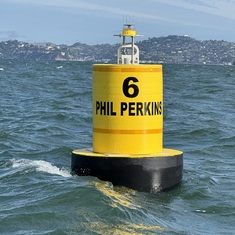 YRA Fort Mason buoy #6 launched April 12, 2024 in Phil’s honor.