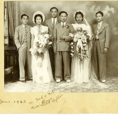 mom and dad wedding,1942