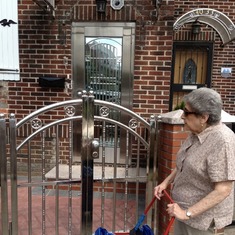 Brownstone in Queens NY. Mom would walk to Roosevelt Ave approximately 1 mile round trip.