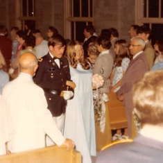 Eric & Paula Krum's wedding May 1975