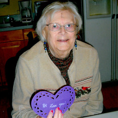 Phyllis, February 2013, at Glen Meadows Retirement Community