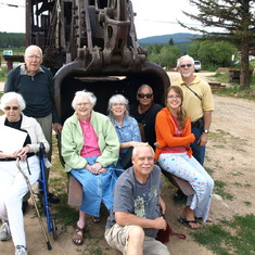 In Nederland, Colorado, August 2009 - back: Ned & Michael, middle: Alberta, Phyllis, Joanne, Jim Parrish & Rebecca, front: Will