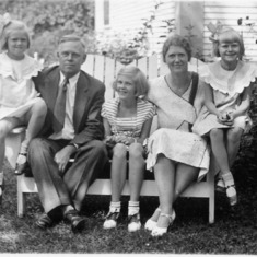 Rachel, Ed, Albe, Clara, and Phyllis, Sept. 1932