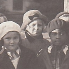1935_HartsdaleNY_Phyllis_with velvet_bow_kindergarten
