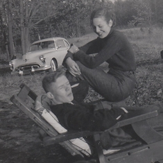 1952_Tom+Phyl_at_Grass_Lake_crop