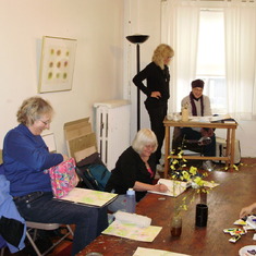 Phyllis with Katie, Lainie and Patricia at Kaji Aso Studio