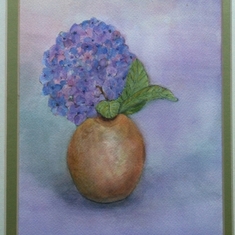 Hydrangea painting from Phyllis