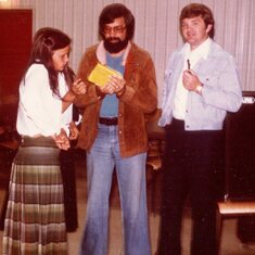 Lucie Roy, Pierre André St-Jean, René Roquebrune Troubadours de Victoriaville 1977-1978