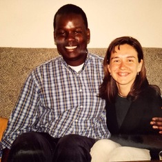 Pi y Victor en Leiden en 2003