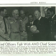In USA 1968, training in Aerospace Medicine USAF