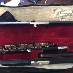Mom's piccolo. She had two, but I think she liked this one the most.  Gemeinhardt