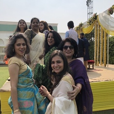 At Prerna Vohra’s wedding reception with some of the Hachette gang